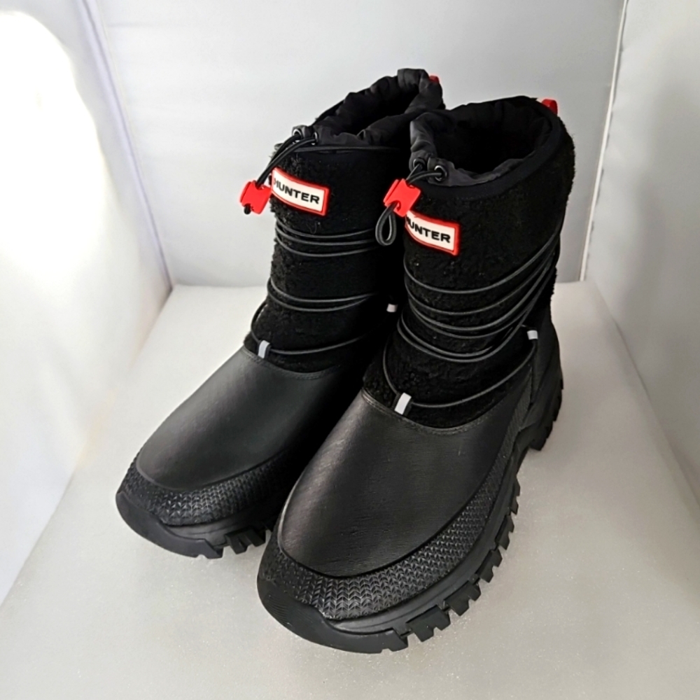Hunter Wanderer Sherpa Boot Women's Size 10 HIGH END Snow Rain